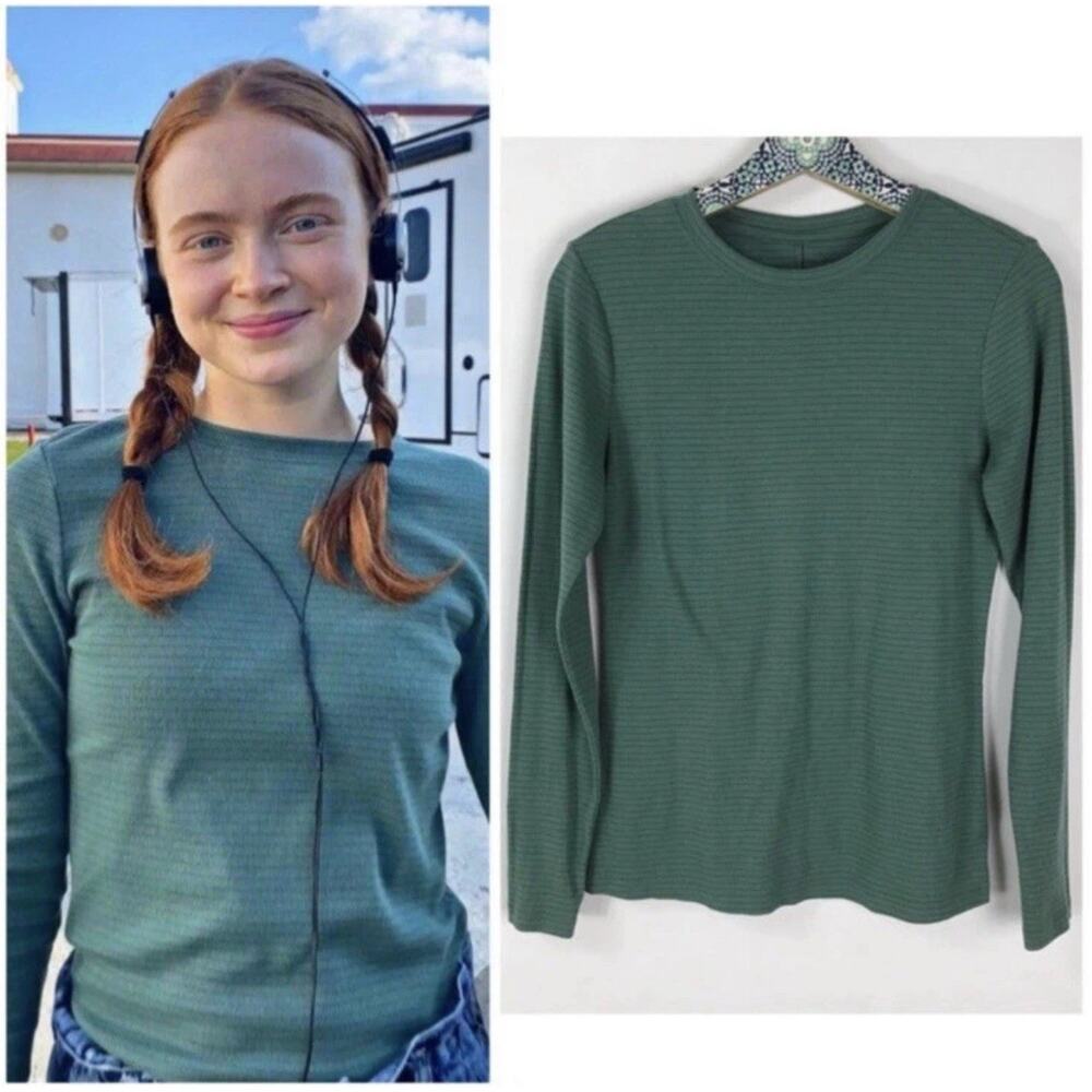 ASO Stranger Things Max Mayfield Striped longsleeve 2XL Cosplay SA Costume
